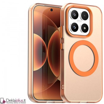Smūgiams atsparus dėklas su magsafe - oranžinis (Xiaomi 17)